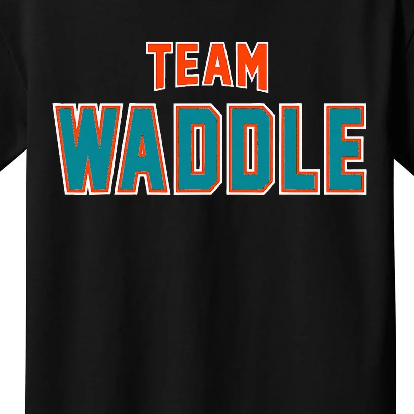 Team Waddle Surname Proud Family Last Name Kids T-Shirt