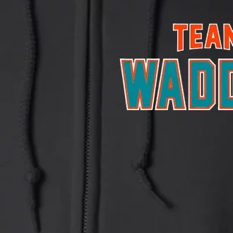 Team Waddle Surname Proud Family Last Name Full Zip Hoodie