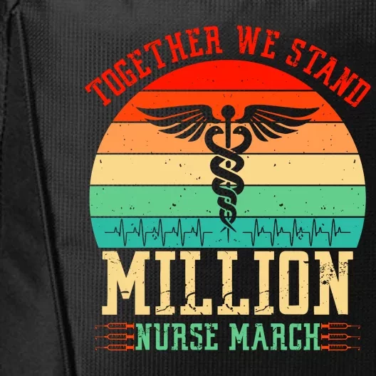 Together We Stand Million Nurse March City Backpack