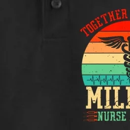 Together We Stand Million Nurse March Dry Zone Grid Performance Polo