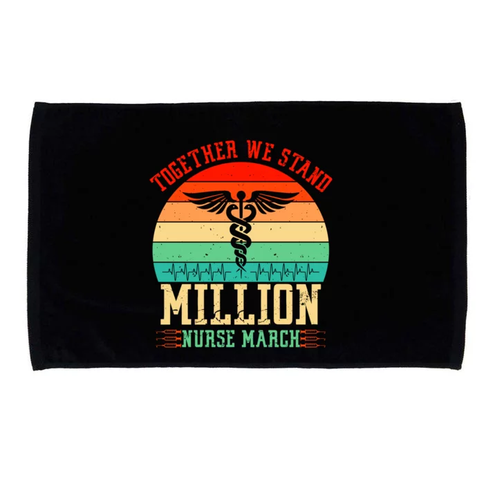 Together We Stand Million Nurse March Microfiber Hand Towel