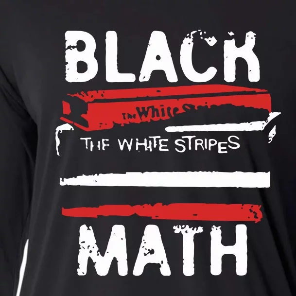 The White Stripes Black Math Cooling Performance Long Sleeve Crew