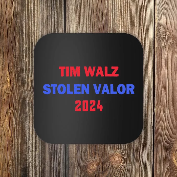 Tim Walz Stolen Valor Coaster