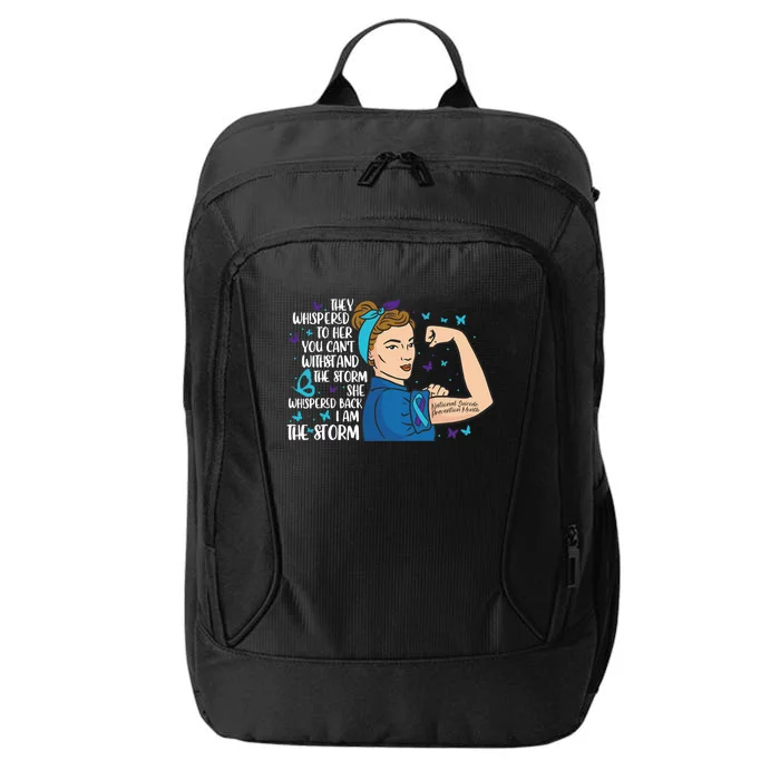 They Whispered To Her National Suicide Prevention Week City Backpack