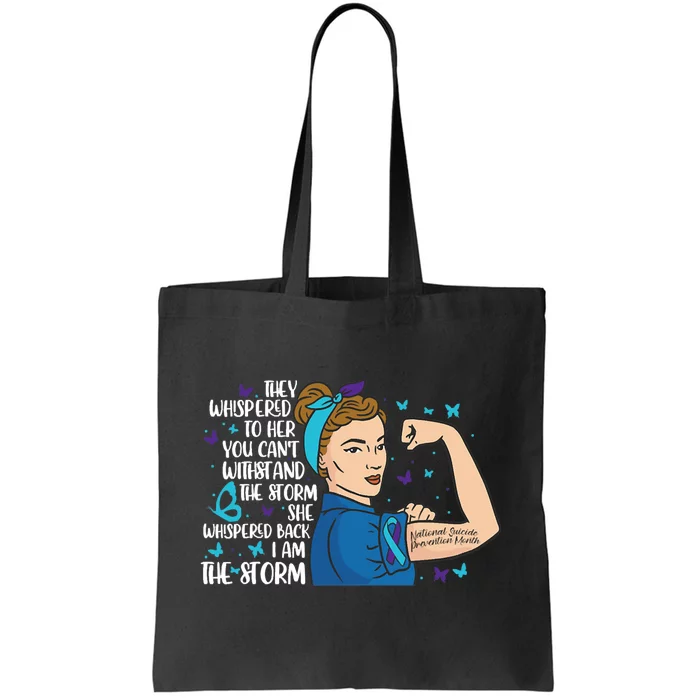 They Whispered To Her National Suicide Prevention Week Tote Bag