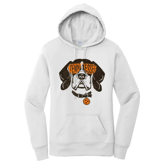 Tennessee Women Tn Dog State Flag Tn Lover Women's Pullover Hoodie