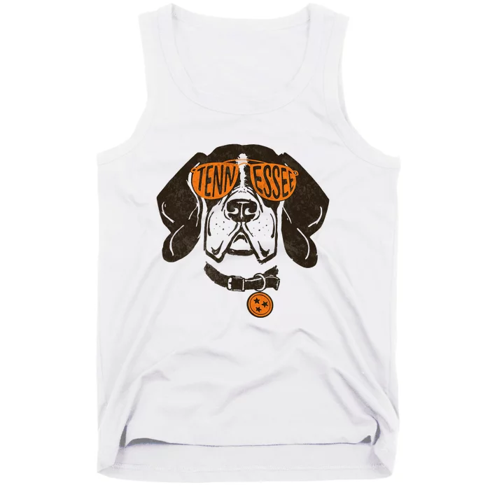 Tennessee Women Tn Dog State Flag Tn Lover Tank Top