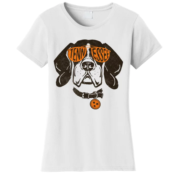 Tennessee Women Tn Dog State Flag Tn Lover Women's T-Shirt