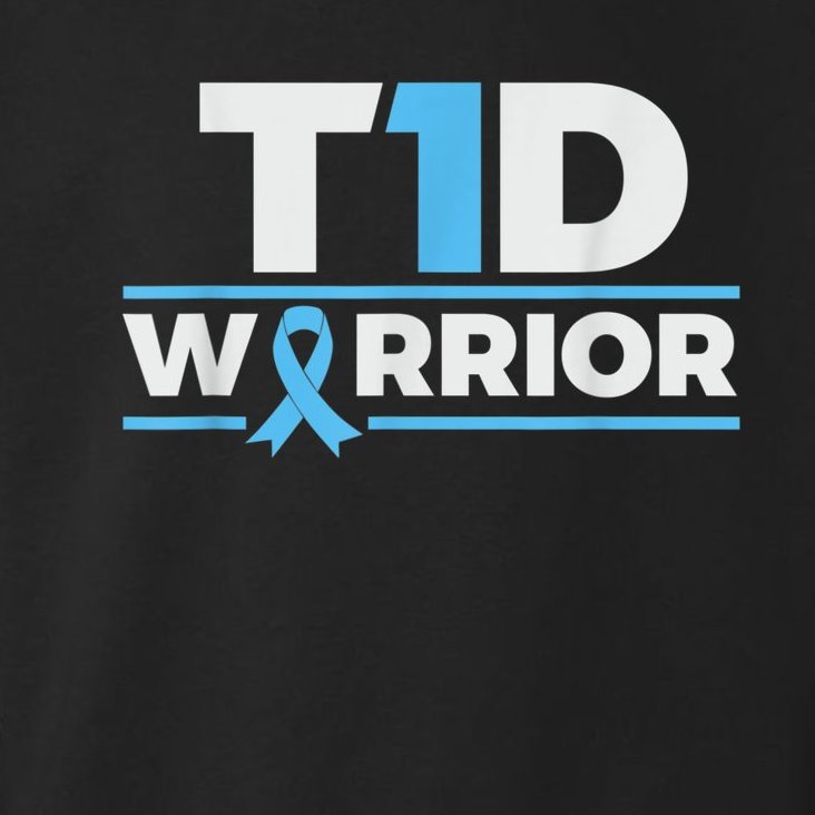 T1D Warrior Type 1 Diabetes Awareness Diabetic Toddler Hoodie