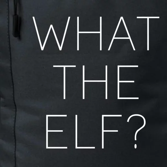 Trendy What The Elf Gift Daily Commute Backpack