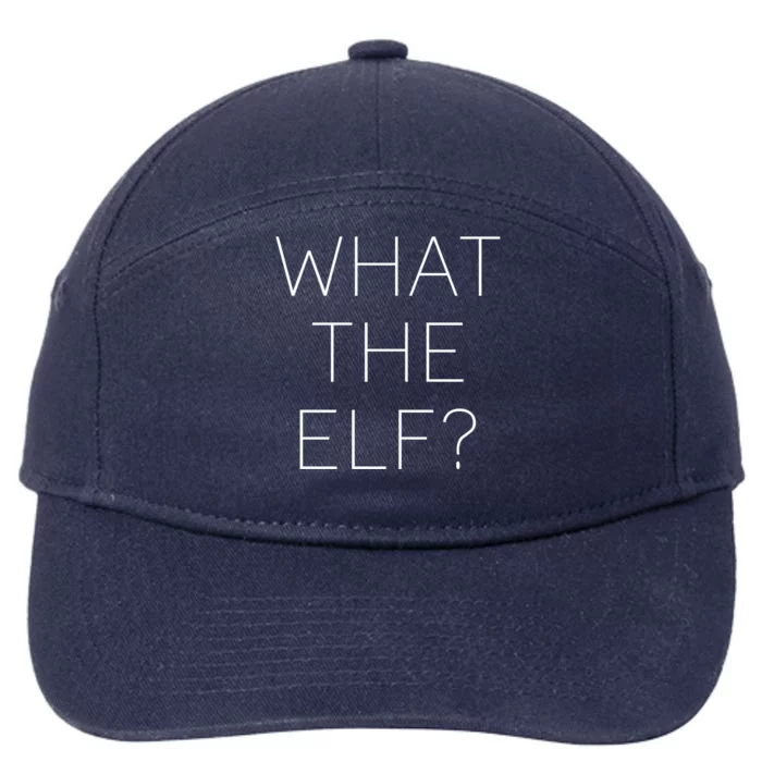 Trendy What The Elf Gift 7-Panel Snapback Hat