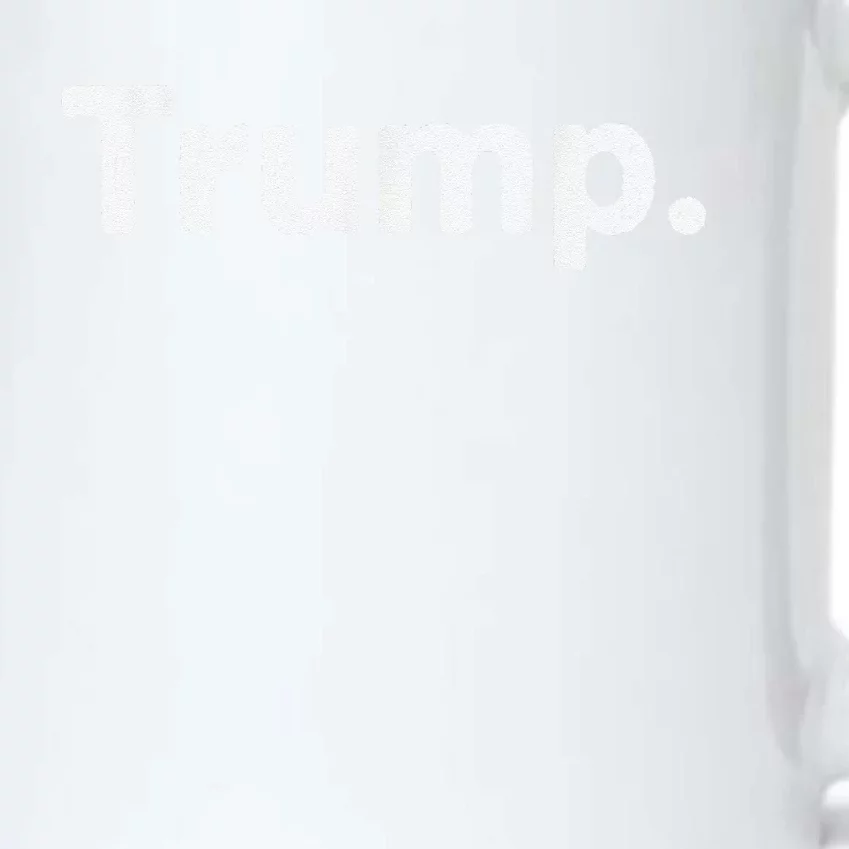 The Word Trump That Says Trump Sarcastic One Word Dot Black Color Changing Mug