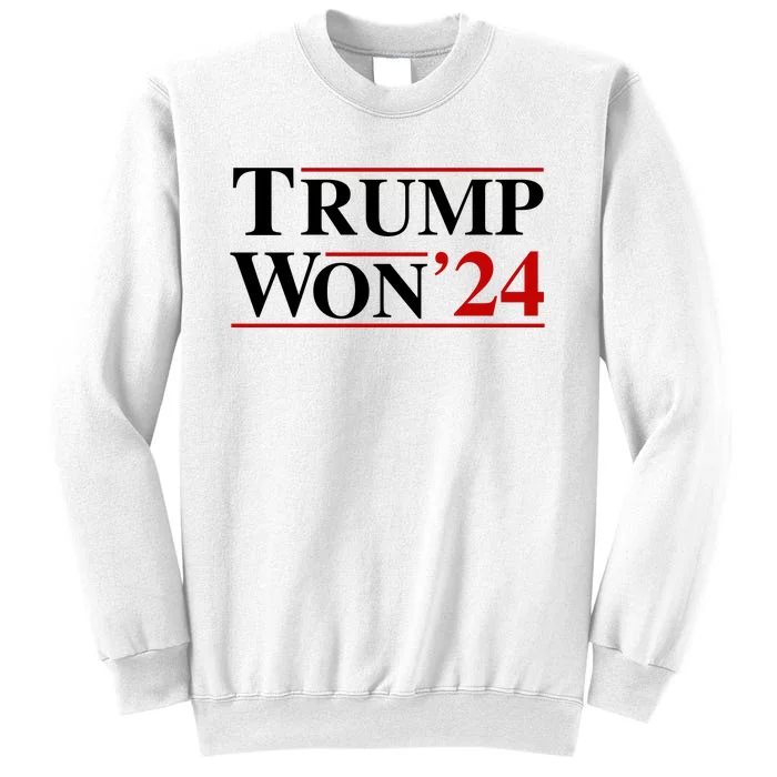 Trump Won Sweatshirt