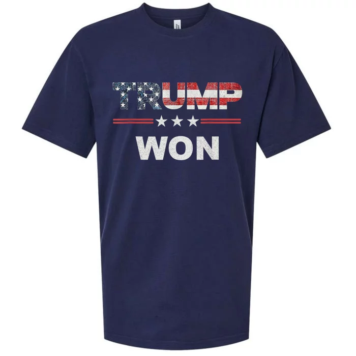 Trump Won Sueded Cloud Jersey T-Shirt