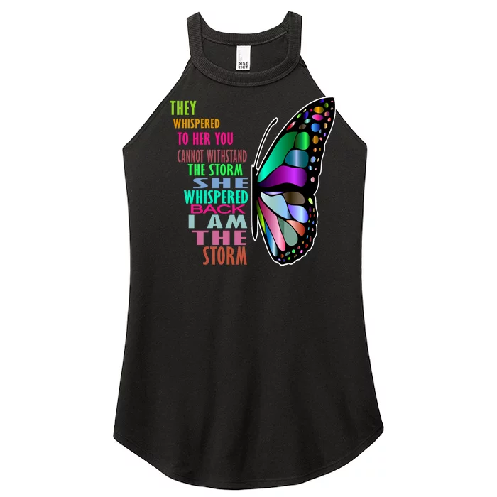 They Whispered To Her You Cannot Withstand The Storm Women’s Perfect Tri Rocker Tank