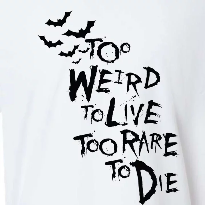 Too Weird To Live Rare To Die Hunter Thompson Sueded Cloud Jersey T-Shirt