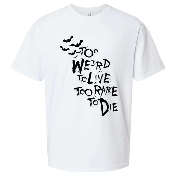 Too Weird To Live Rare To Die Hunter Thompson Sueded Cloud Jersey T-Shirt