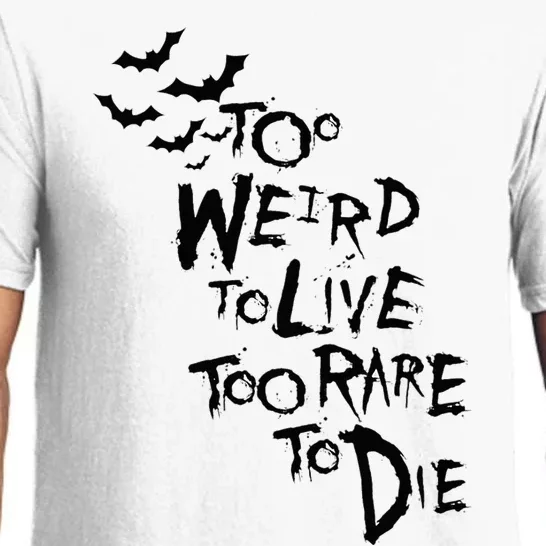 Too Weird To Live Rare To Die Hunter Thompson Pajama Set