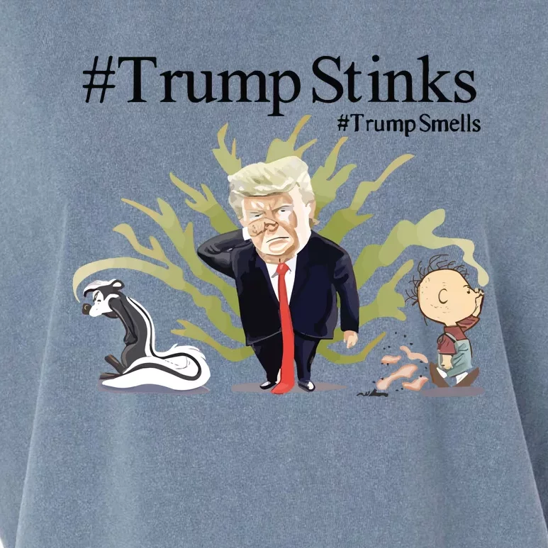 Tim Williams Trump Stinks Trump Smells Garment-Dyed Women's Muscle Tee