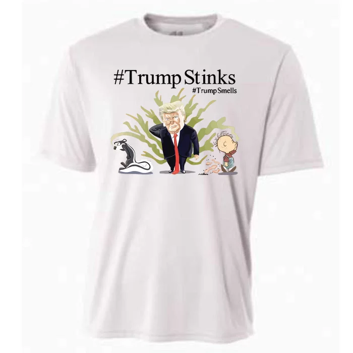 Tim Williams Trump Stinks Trump Smells Cooling Performance Crew T-Shirt