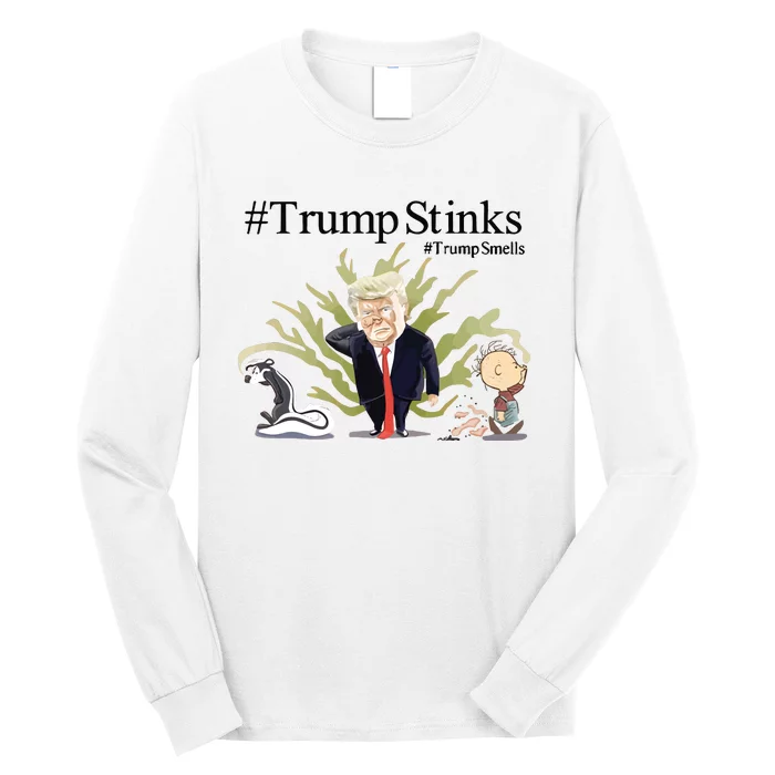 Tim Williams Trump Stinks Trump Smells Long Sleeve Shirt