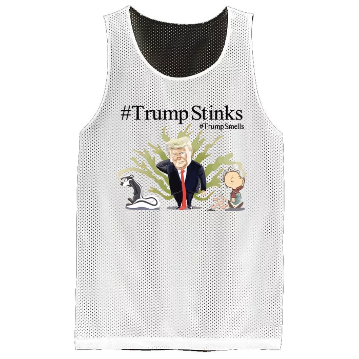 Tim Williams Trump Stinks Trump Smells Mesh Reversible Basketball Jersey Tank