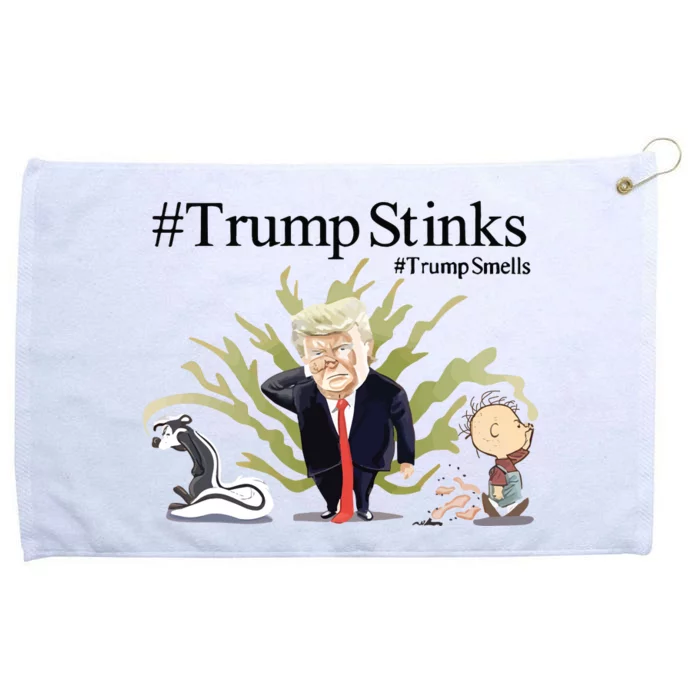 Tim Williams Trump Stinks Trump Smells Grommeted Golf Towel