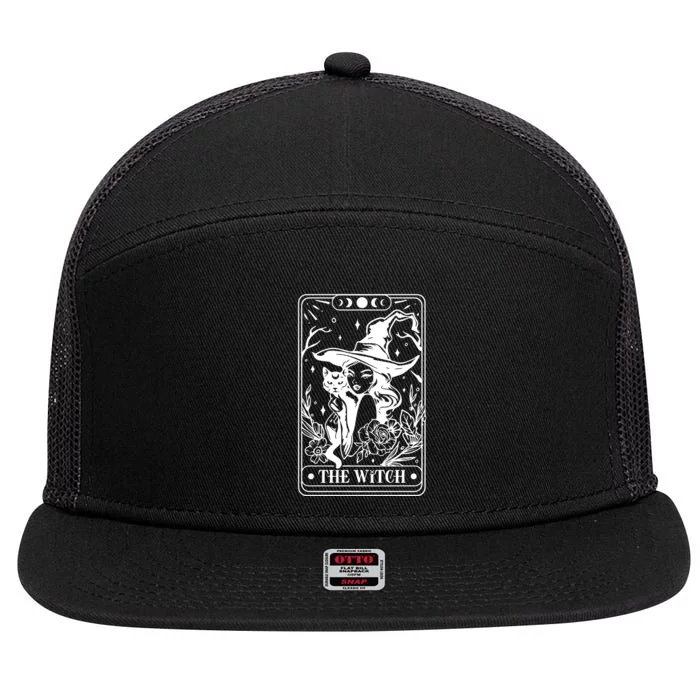 The Witch Tarot The Witch 7 Panel Mesh Trucker Snapback Hat