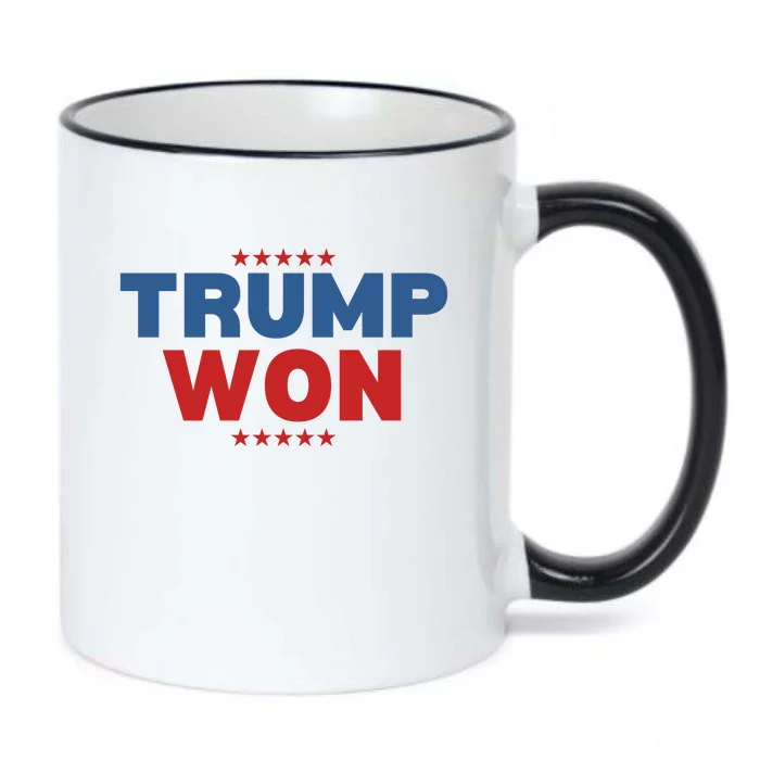 Trump Won Black Color Changing Mug