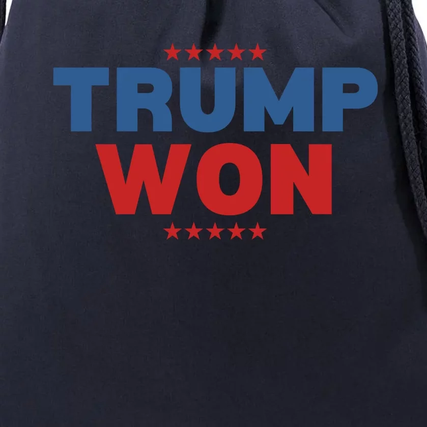 Trump Won Drawstring Bag