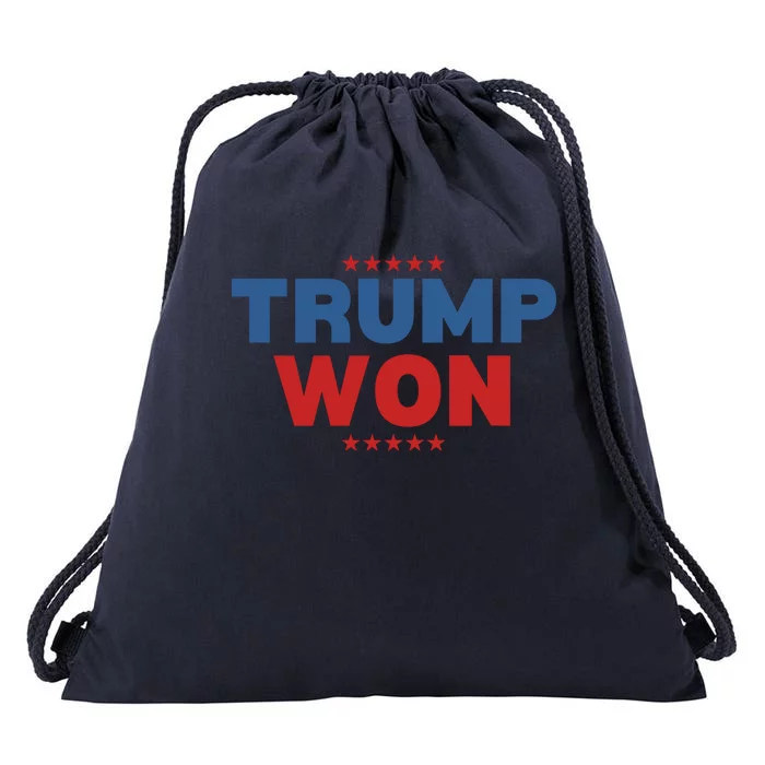 Trump Won Drawstring Bag