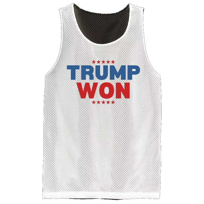 Trump Won Mesh Reversible Basketball Jersey Tank