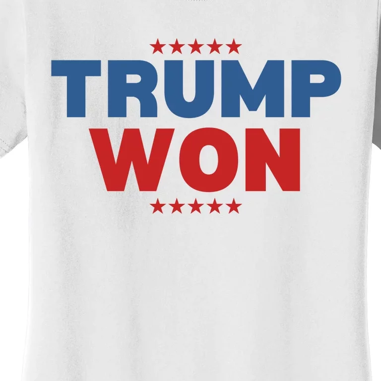 Trump Won Women's T-Shirt