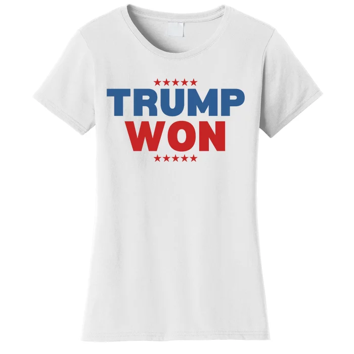 Trump Won Women's T-Shirt