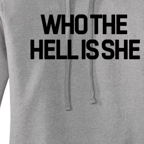 Thenessanation Who The Hell Is She Women's Pullover Hoodie