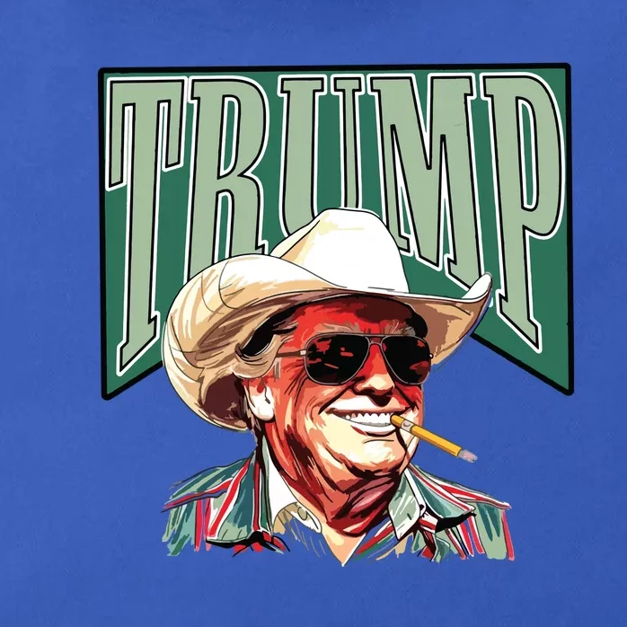 Trump Western Trump Cowboy Make America Great Trump Daddy Zip Tote Bag