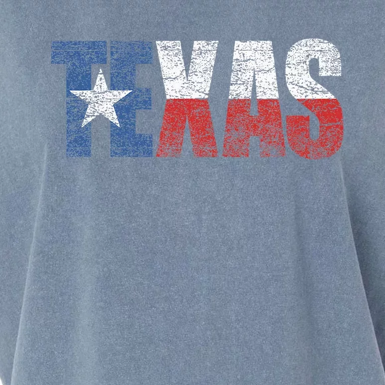 Texas Women Texas State Flag Garment-Dyed Women's Muscle Tee