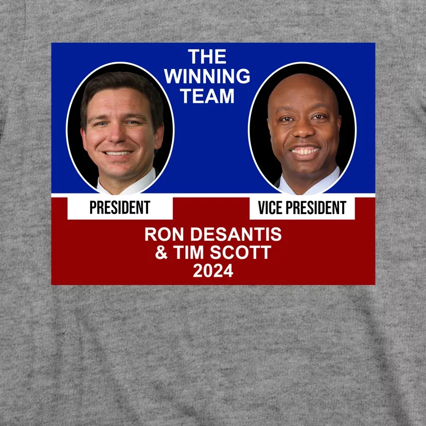 The Winning Team Ron Desantis And Tim Scott 2024 T-Shirt