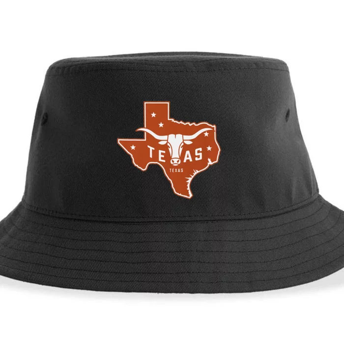 Texas Western Texas Map Sustainable Bucket Hat