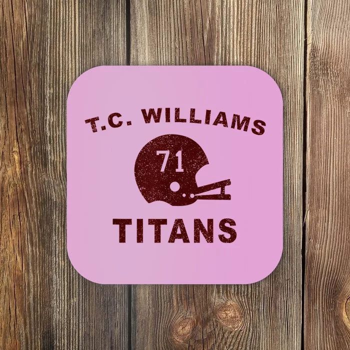 T.C. Williams Titan Football Helmet Coaster