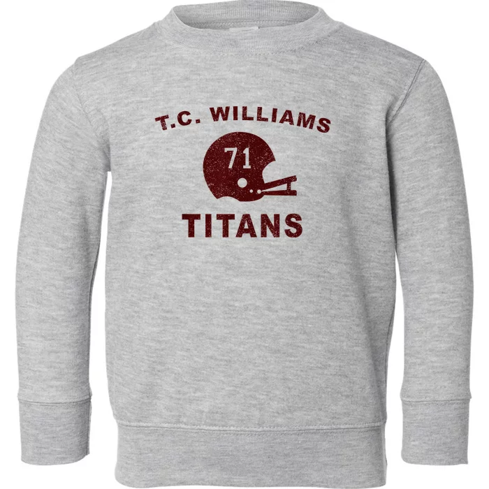 T.C. Williams Titan Football Helmet Toddler Sweatshirt