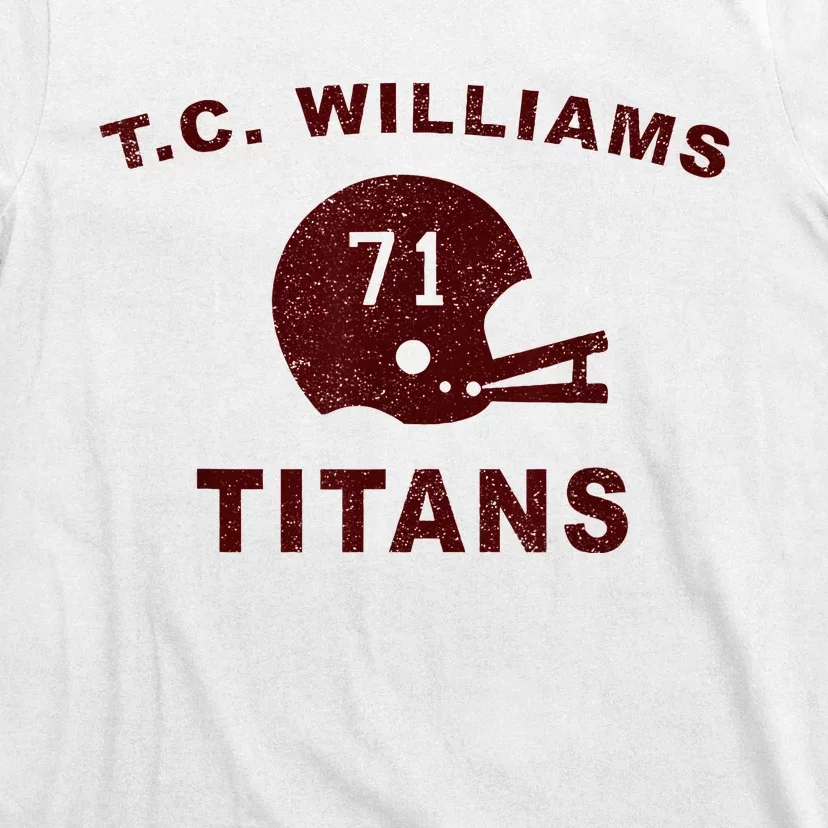 T.C. Williams Titan Football Helmet T-Shirt