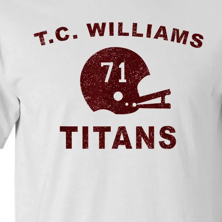 T.C. Williams Titan Football Helmet Tall T-Shirt