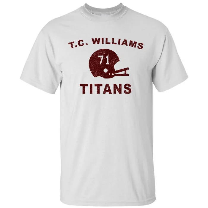 T.C. Williams Titan Football Helmet Tall T-Shirt