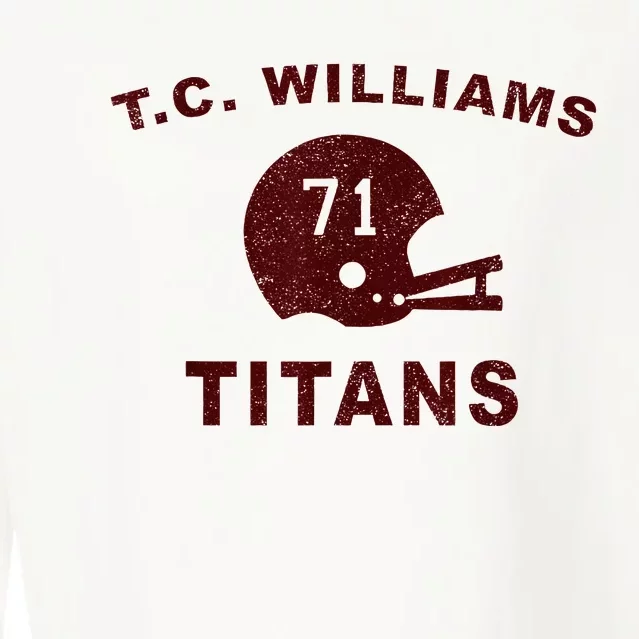 T.C. Williams Titan Football Helmet Cropped Pullover Crew