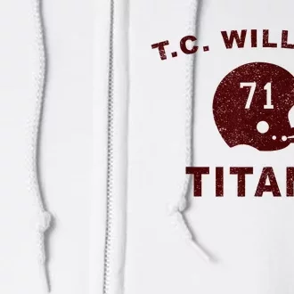 T.C. Williams Titan Football Helmet Full Zip Hoodie