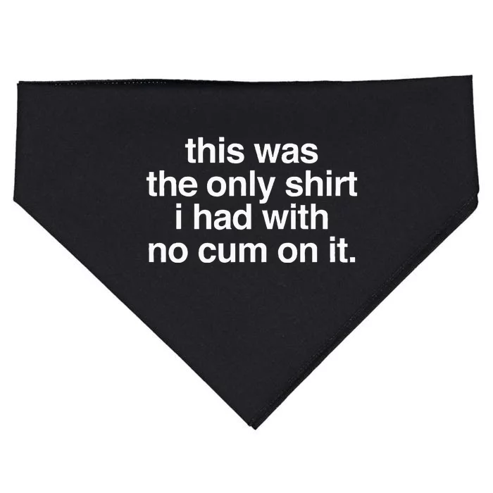 This Was The Only I Had With No Cum On It USA-Made Doggie Bandana