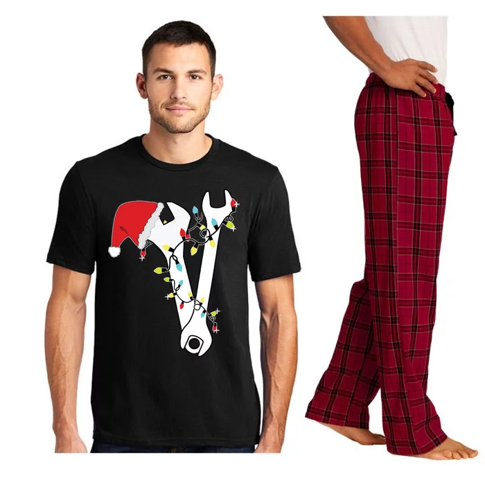 Tool Wrench Technician Mechanic Engineer Christmas Pajama Set