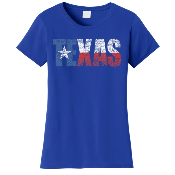 Texas Women Texas State Flag Women's T-Shirt