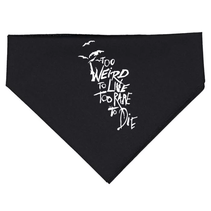 Too Weird To Live USA-Made Doggie Bandana